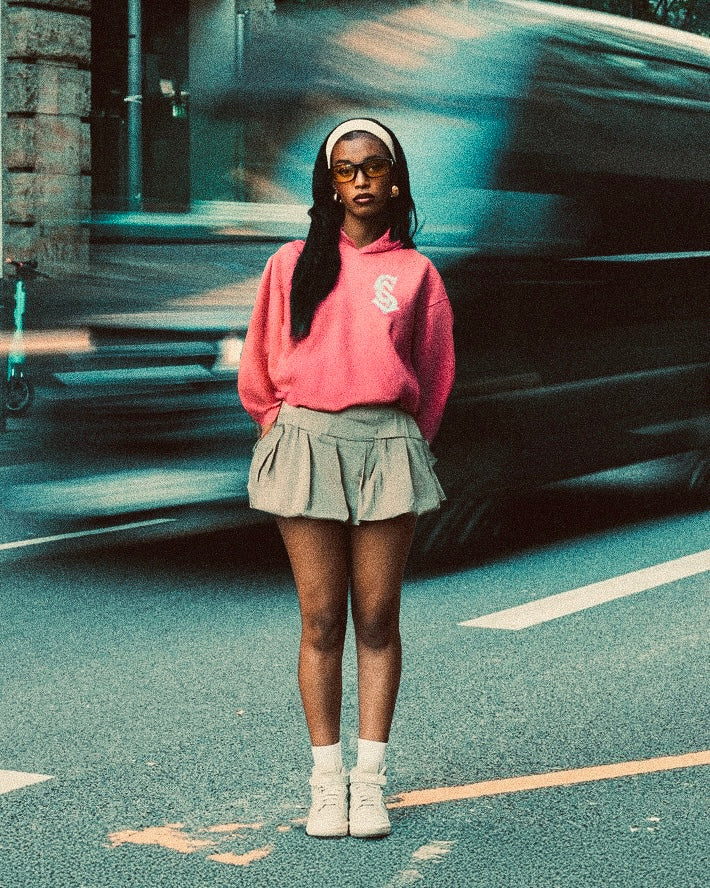 NOMBRÉ EN CUERO ROSA